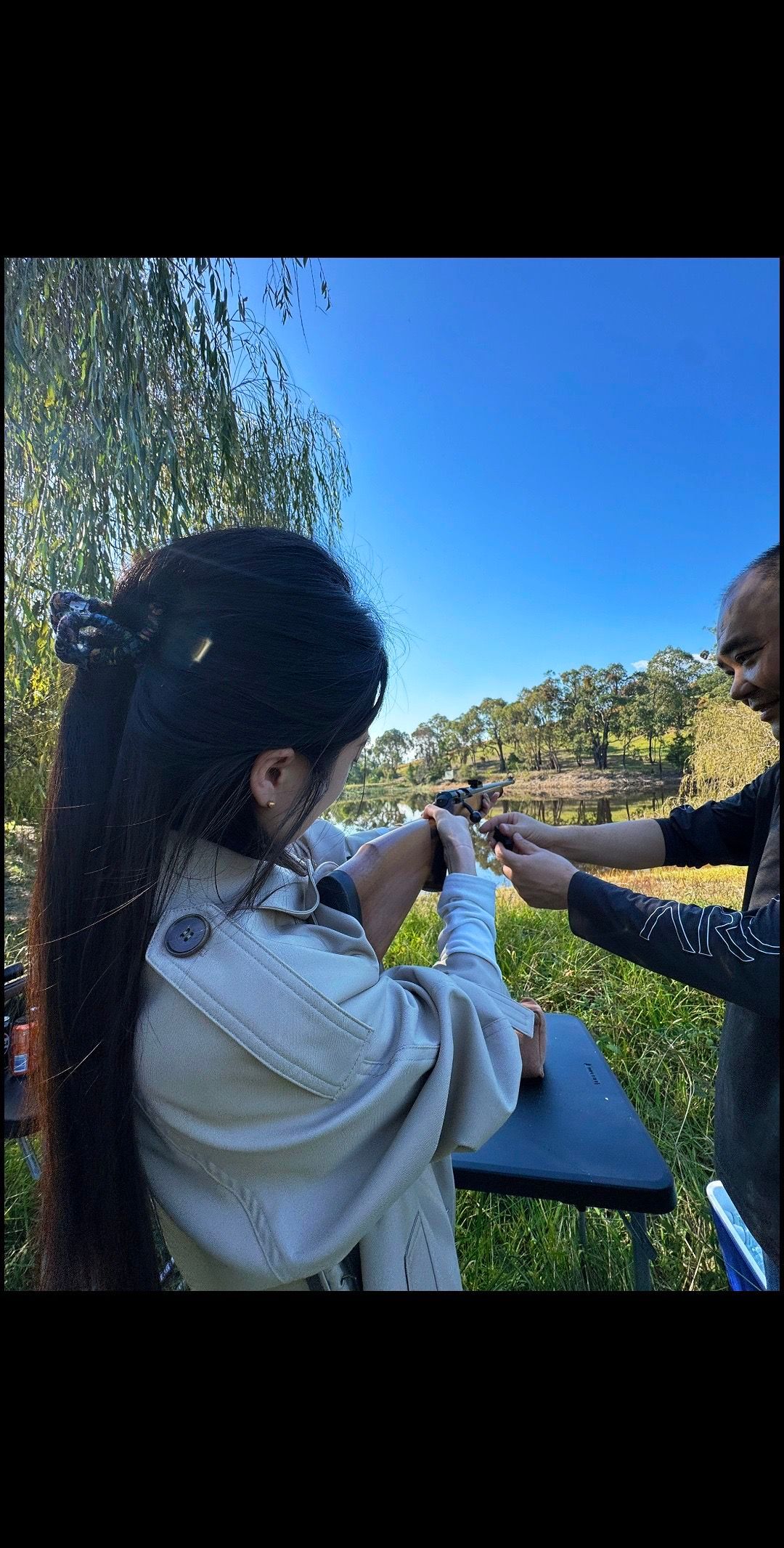 张婉怡在澳大利亚玩的很开心哦。