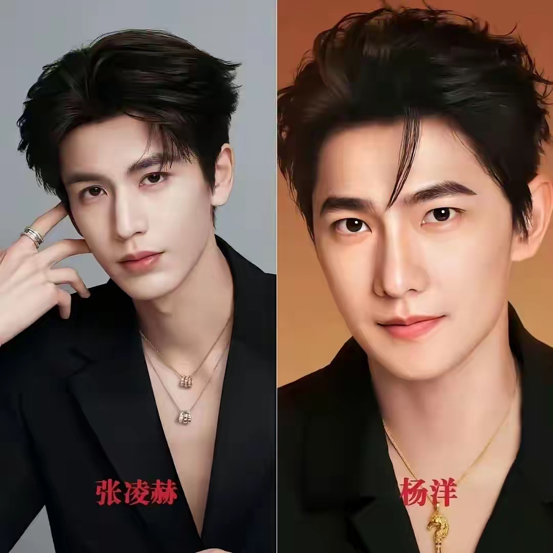 一定要说实话你们认真看、仔细看他们两个到底哪个更帅些 