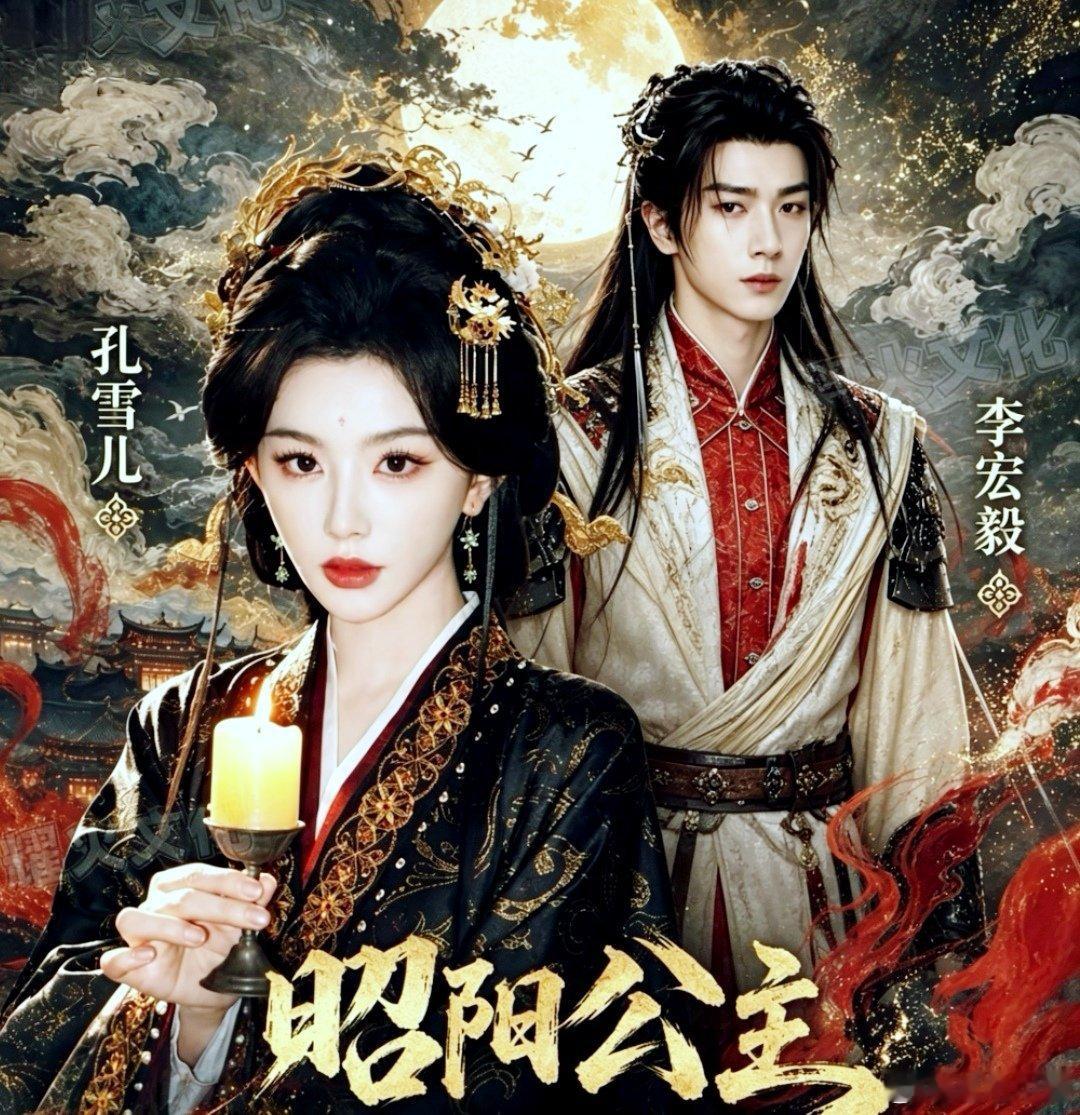 🍉孔雪儿、李宏毅(按姓氏笔画顺序)领衔主演的18集古装横中剧《昭阳公主》预计7