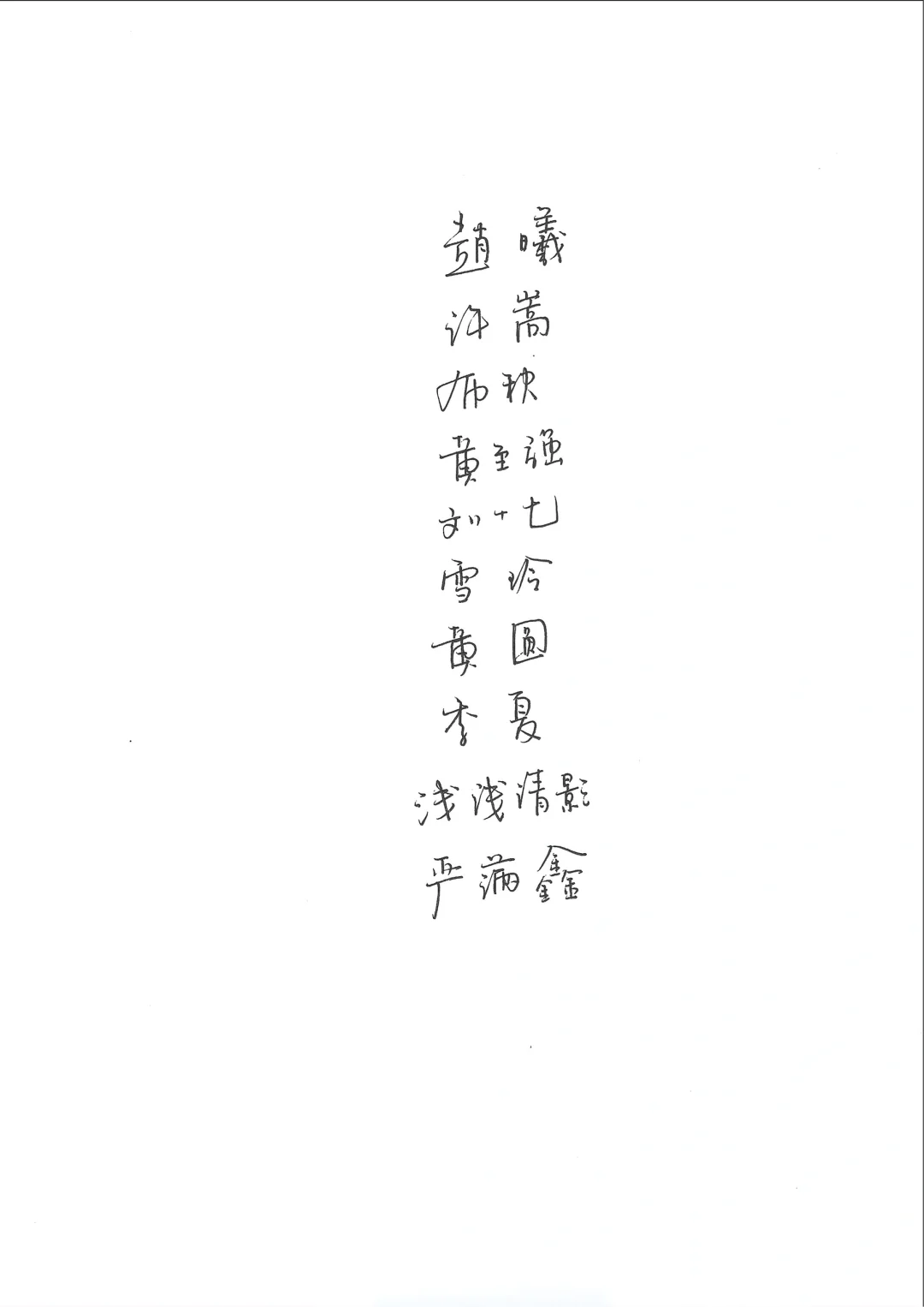 红楼梦继续更新中 前面是大家的名字