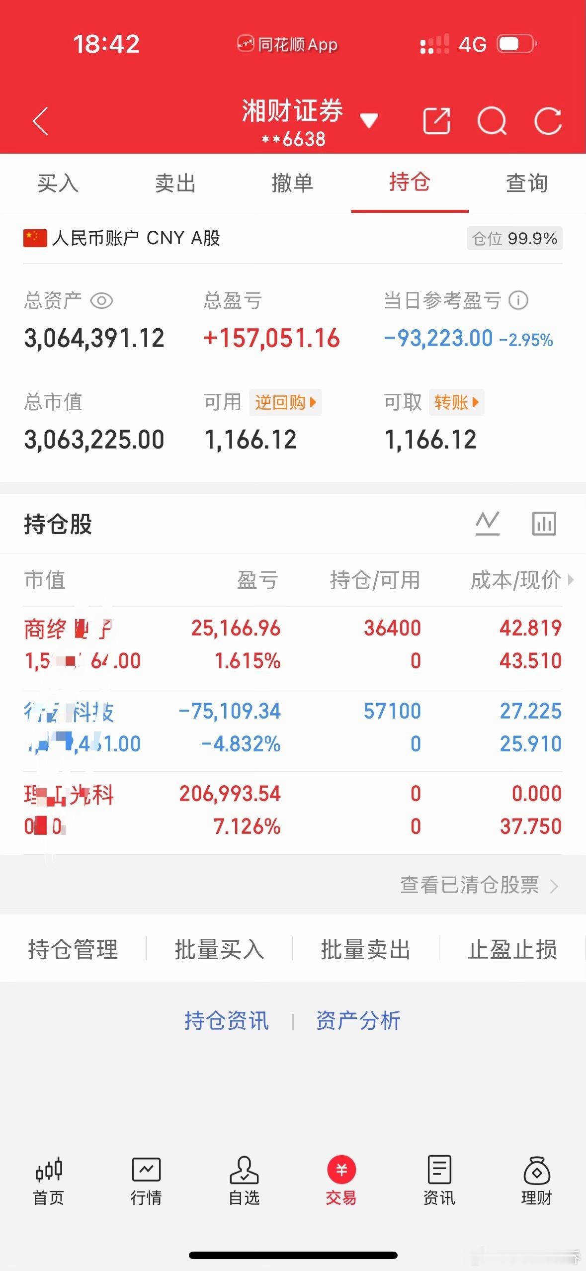 家人们，早盘开盘一眼就察觉大盘走势偏弱，没冲动全仓布局云科技，稳妥选择半仓介入商