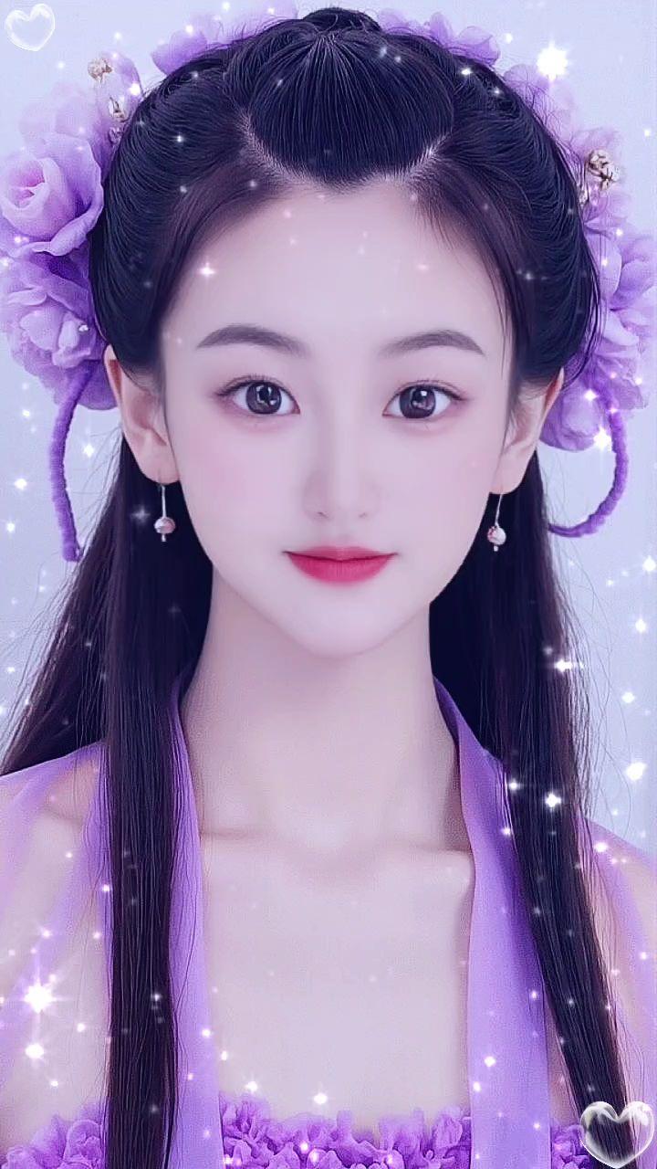 古风美女 古装 仙气飘飘 古装造型 牡丹