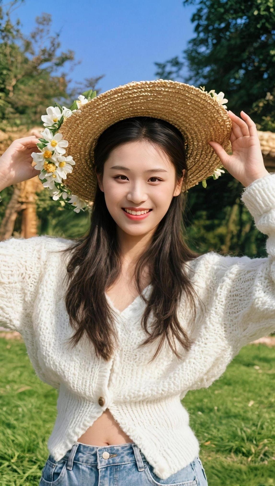 要拍出清新脱俗的人像，核心可以抓这3点：
 1. 环境选“轻”感场景：优先选自然