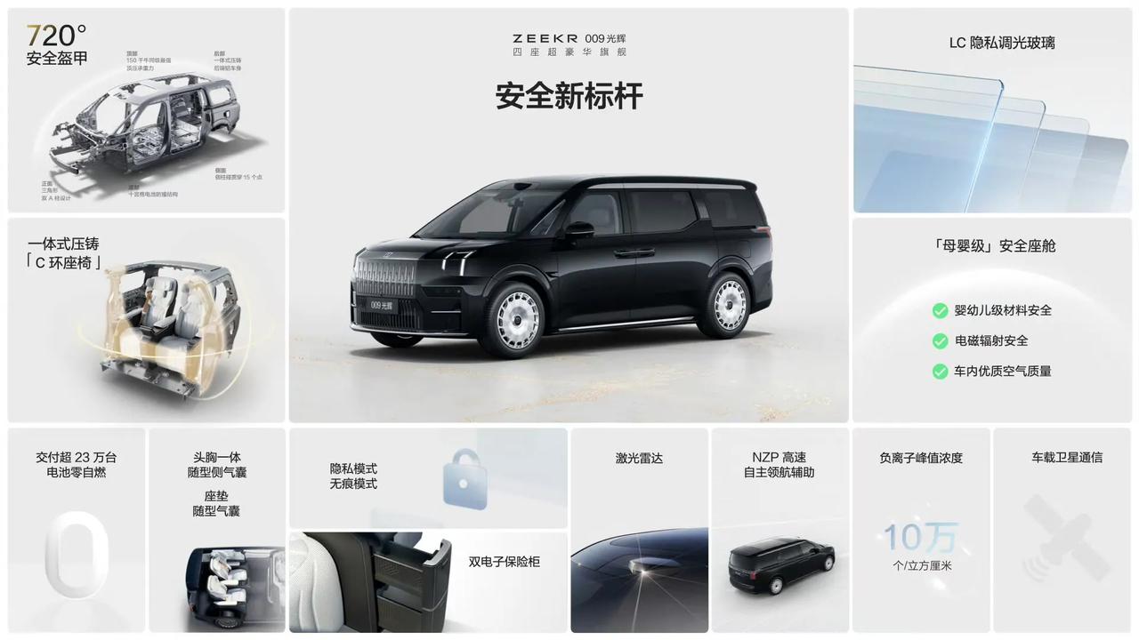 极氪真的会玩，极氪009光辉，定价78.9万。这不仅是公路头等舱，直接是移动的总