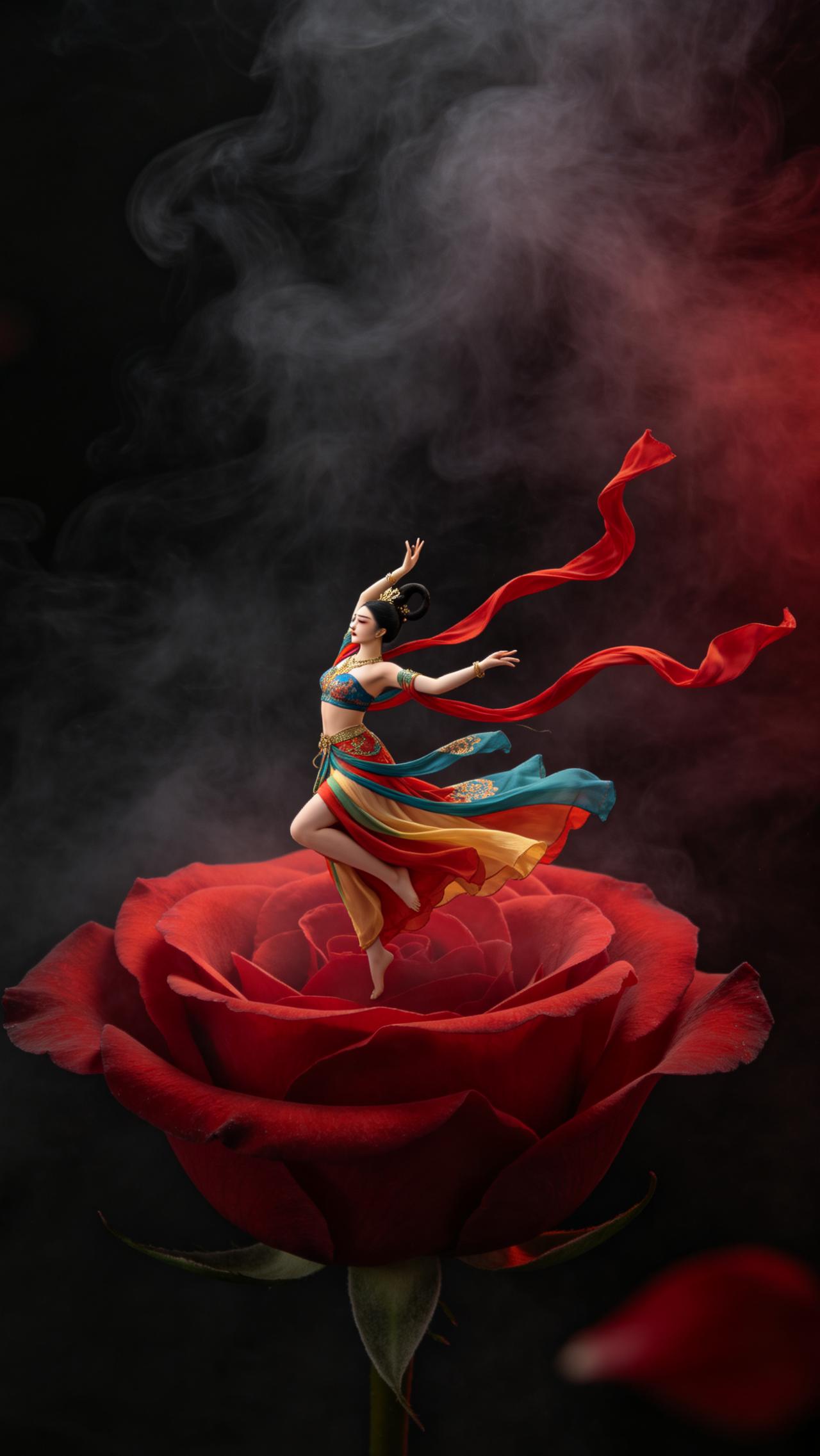 今日美图：玫瑰花舞！
美图 美图美景推荐 冬日生活打卡季最美景色图片分享