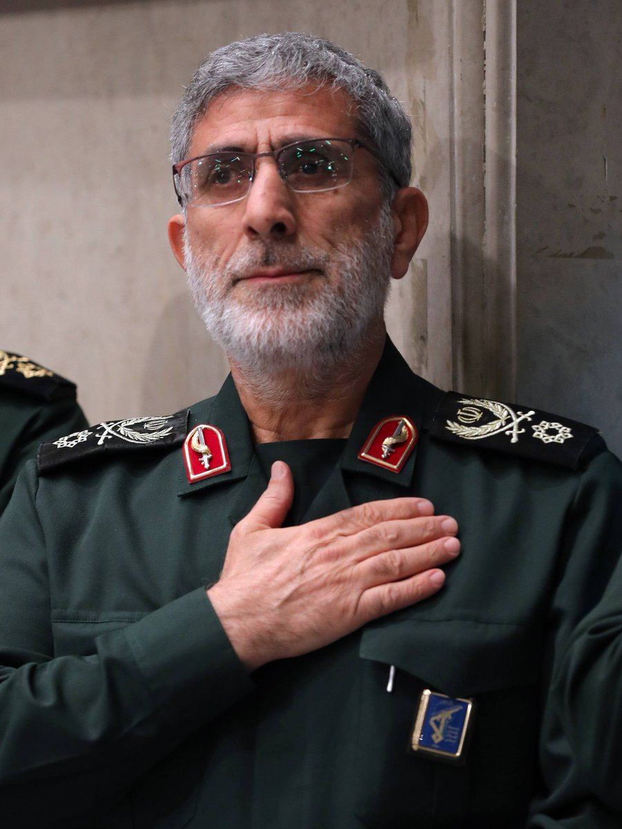 🇮🇷 伊朗伊斯兰革命卫队圣城军指挥官伊斯梅尔·卡尼：真主党在最近的战争中表现