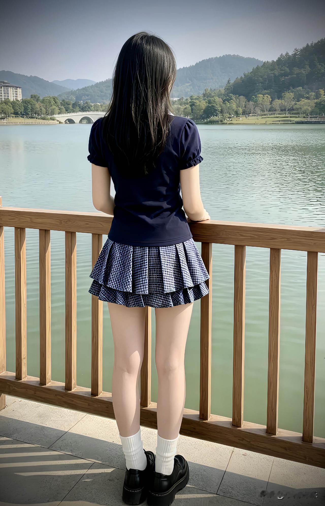 就问这个背影，有没有长在你的审美上？美女背影杀美 背影美女图 少女背影感 背影纯