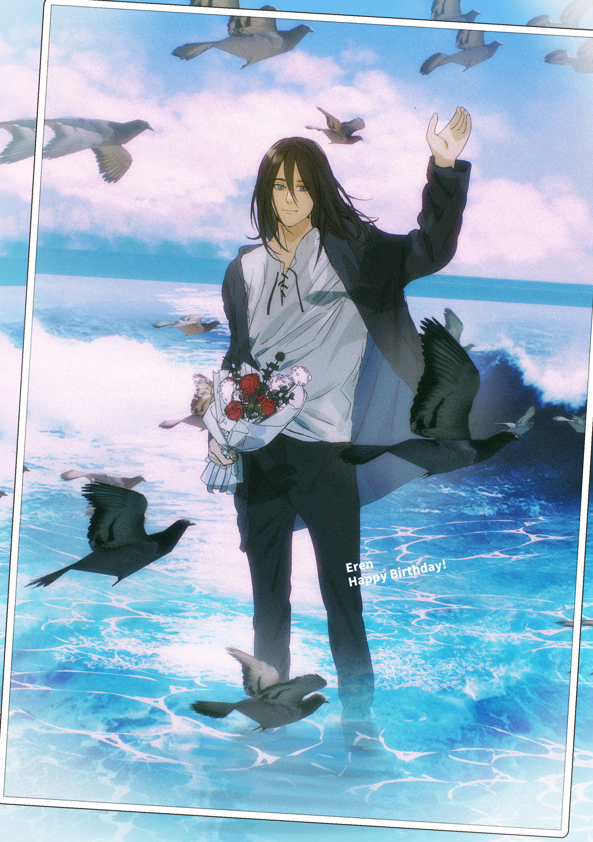 #艾伦耶格尔# #进击的巨人[超话]# 11区踏0点了！生日快乐！！明年也会为你
