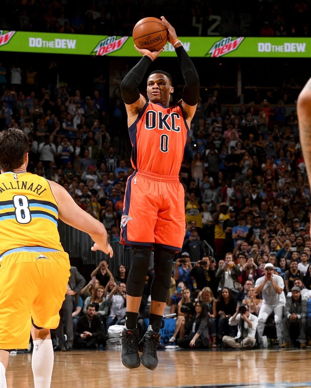 Russell Westbrook威斯布鲁克俄克拉荷马雷霆dps machine