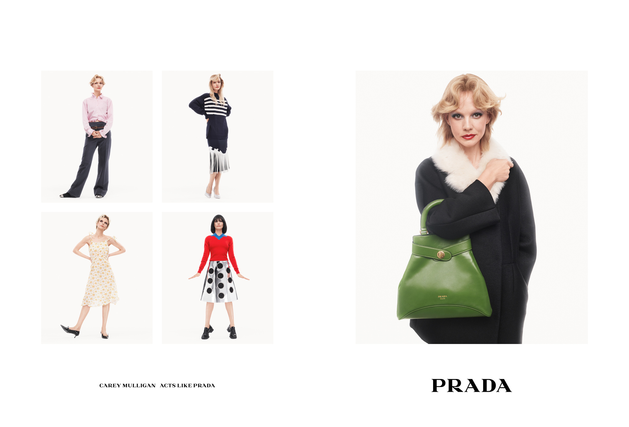 AD Campaign ：PRADA  SS  2025 去年凭借极高的红毯造型