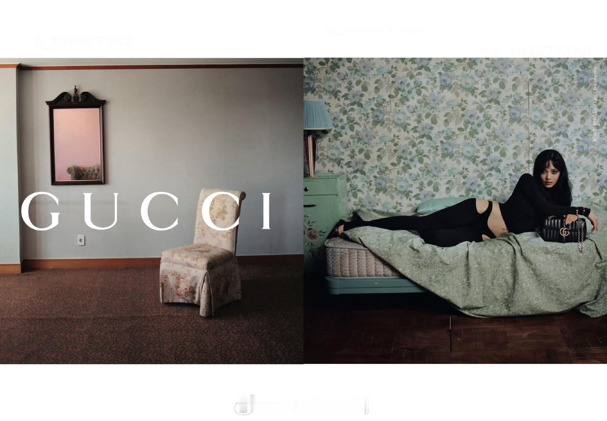宁艺卓成首位出镜 Gucci 全球成衣广告的亚洲女星  