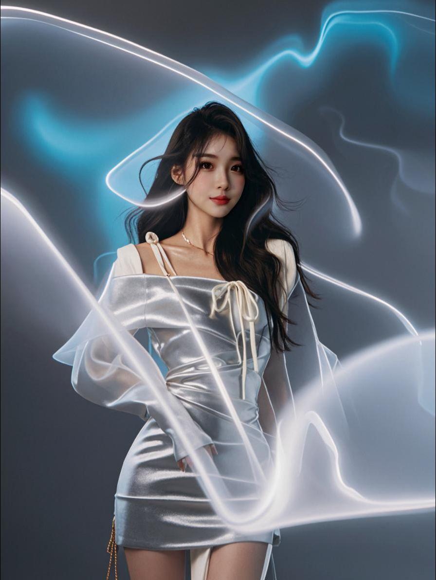 AI动感时尚之姿 原来ai写真可以这么美 人生总得有一套ai写真吧 谁...