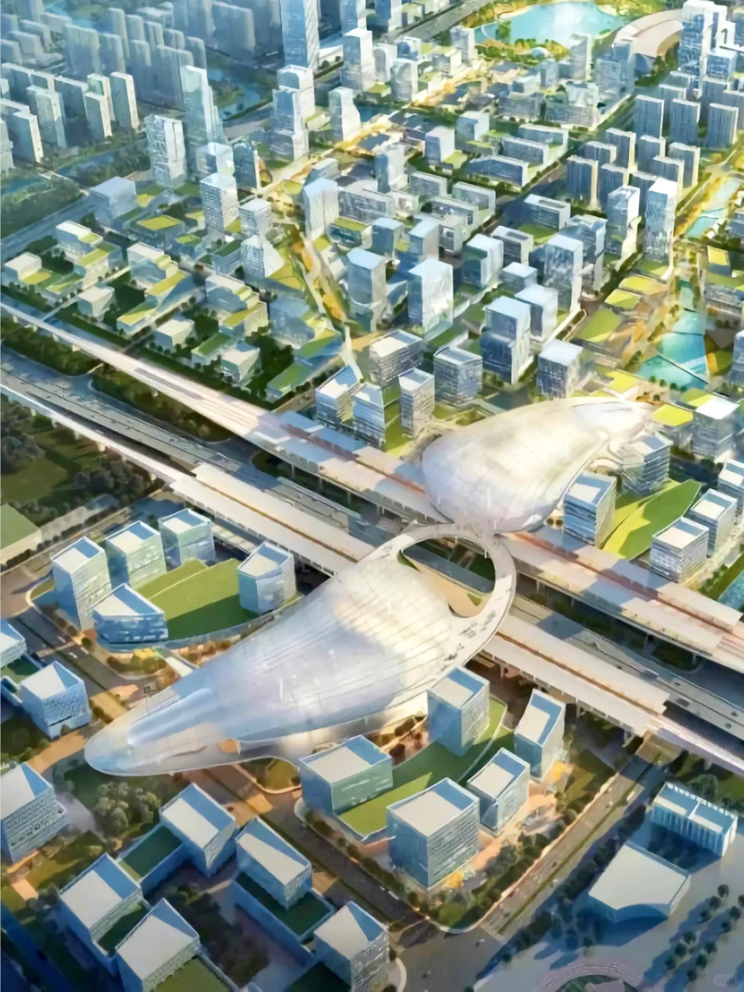 杭州北站or临平北站｜东湖之翼｜超级城市枢纽