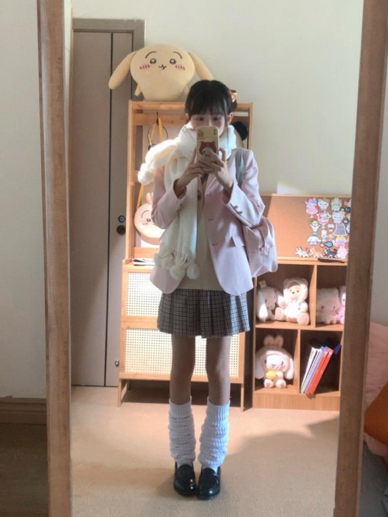 对镜拍一下～好喜欢叠穿ovo.