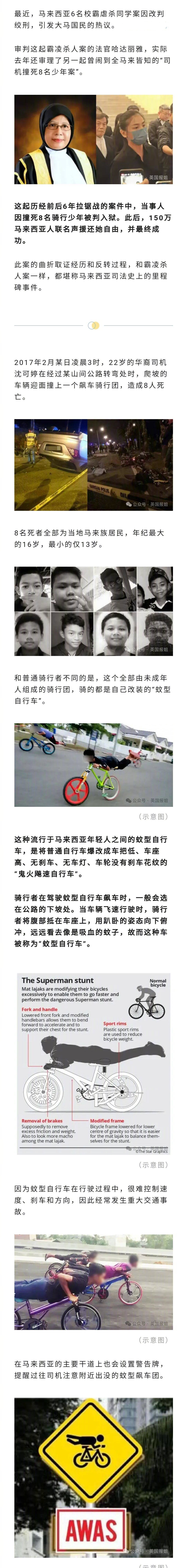 #司机撞死8名飞车党被判无罪# 2017年，马来西亚一司机深夜正常行驶，撞死8名