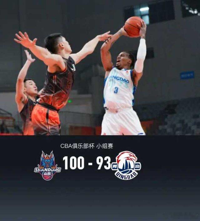 北京时间12月8日CBA俱乐部杯 小组赛，山东高速对阵青岛崂山啤酒。半场山东55