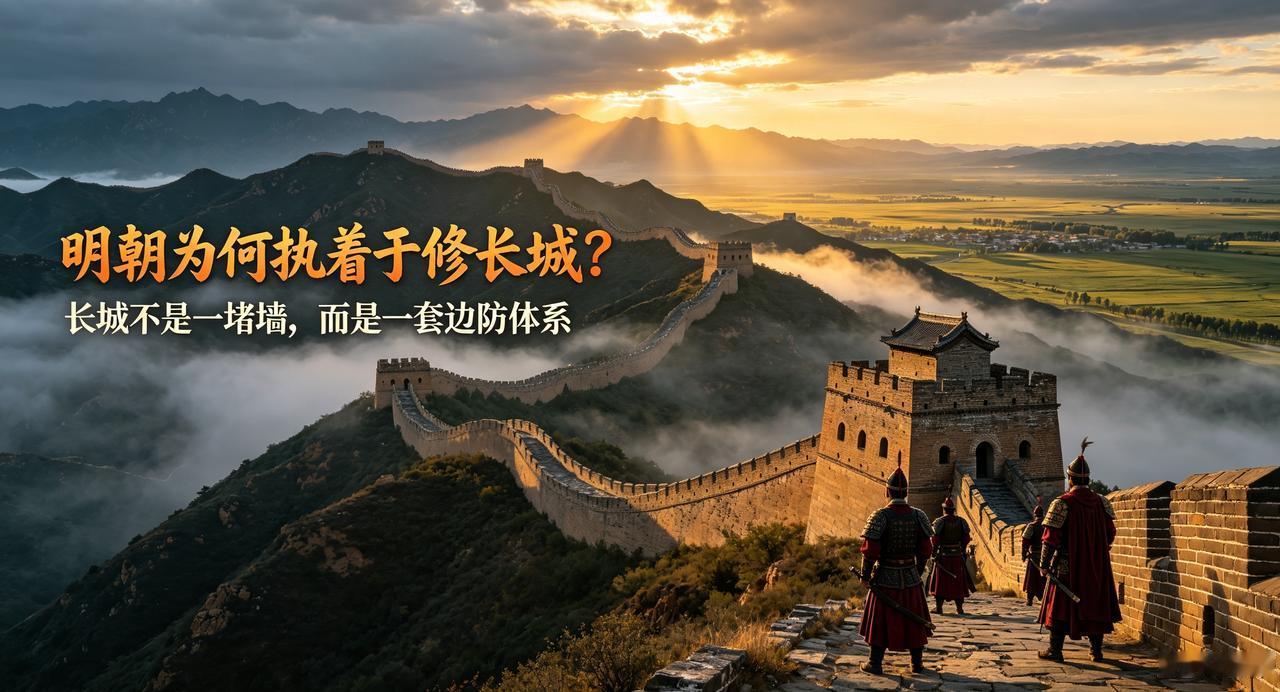 明朝为何执着于修长城?很多人以为长城是秦始皇专属，其实我们现在看到的长城，大多是