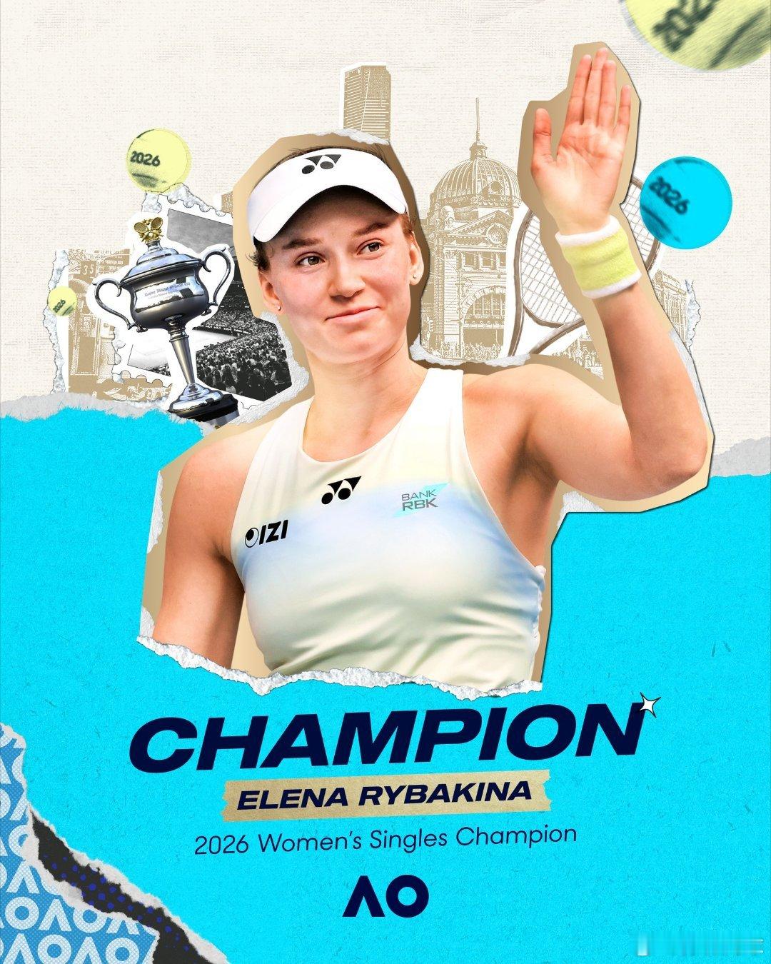 莱巴金娜6-4/4-6/6-4 萨巴伦卡埃琳娜现在是澳大利亚网球公开赛的冠军。第