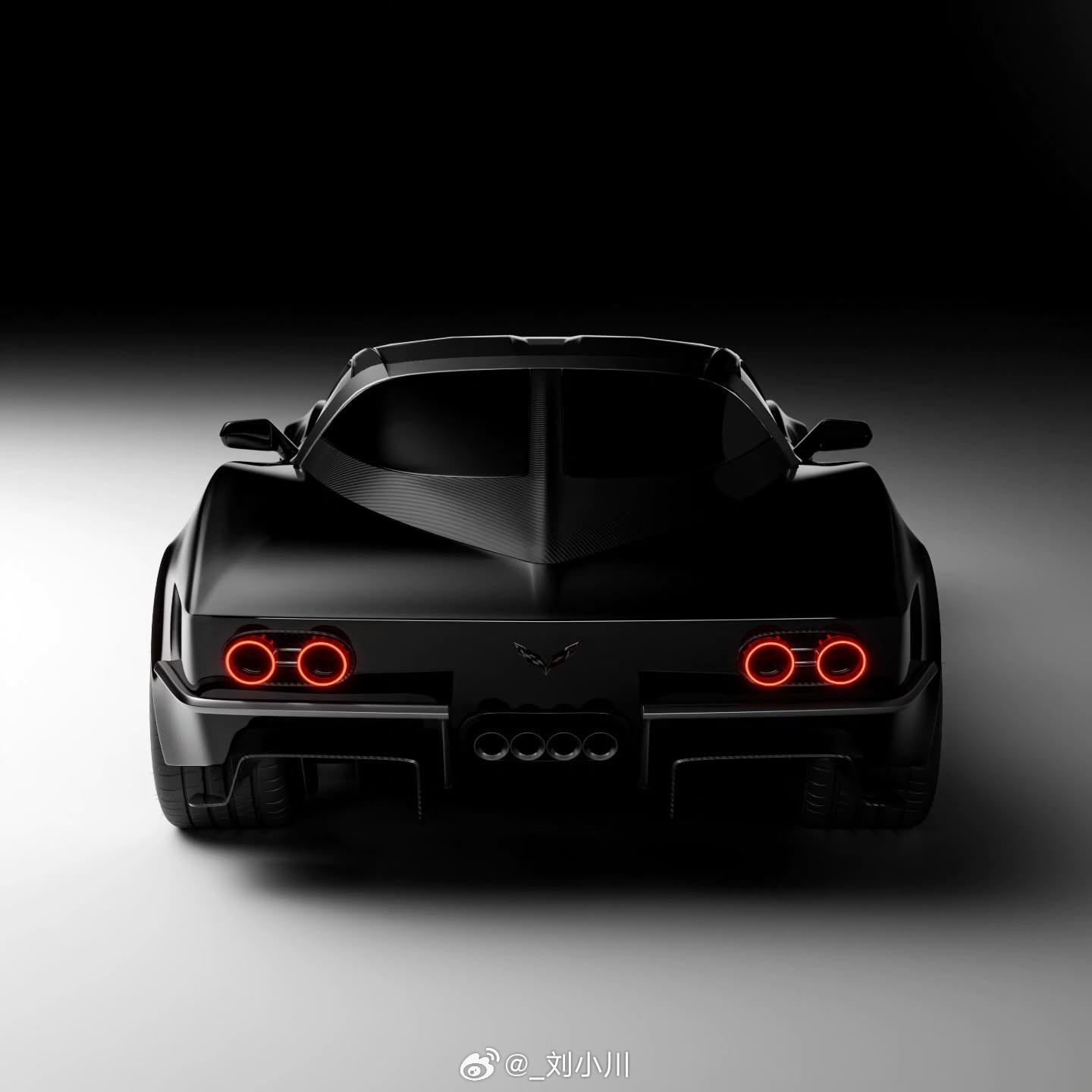 科尔维特C6TO2复古概念设计 科尔维特C6TO2复古概念设计，太帅了，大家觉得