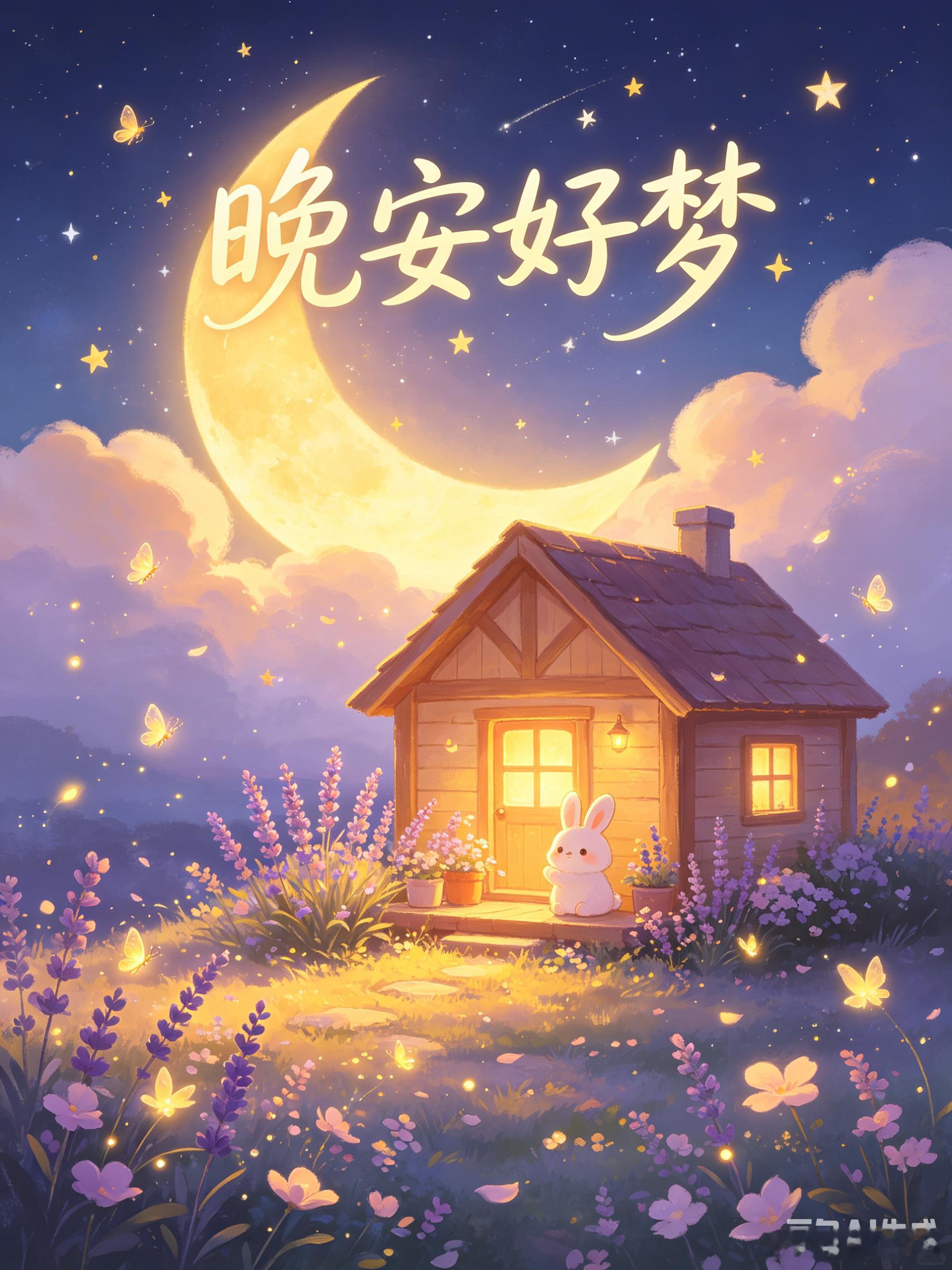 大家晚安好梦！晚安