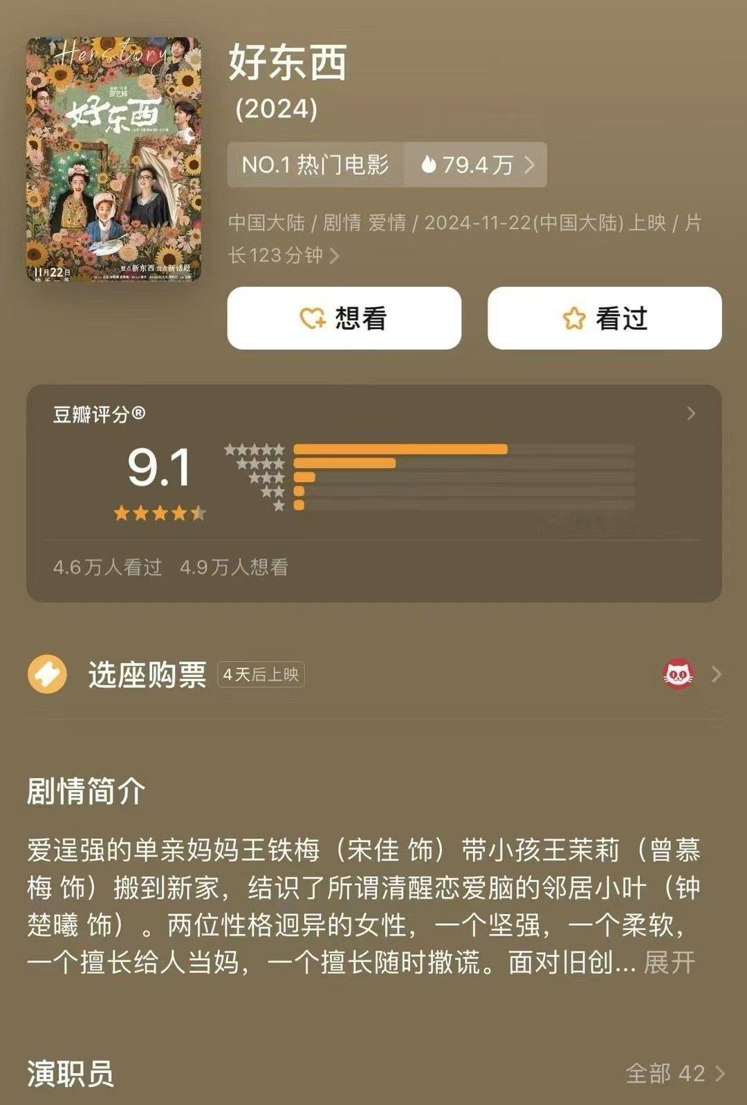 《好东西》豆瓣开分9.1！！！！😭😭😭😭😭😭😭家人们，没有看过《好