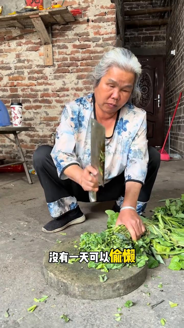 62岁农村盲人妇女每年都为家人养一头年猪。这个能干的盲人是我的妈妈，失明50多年