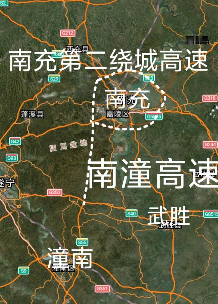 通车倒计时，南充至重庆潼南的南潼高速比营阆高速进度还是要快一点的，预计2026年