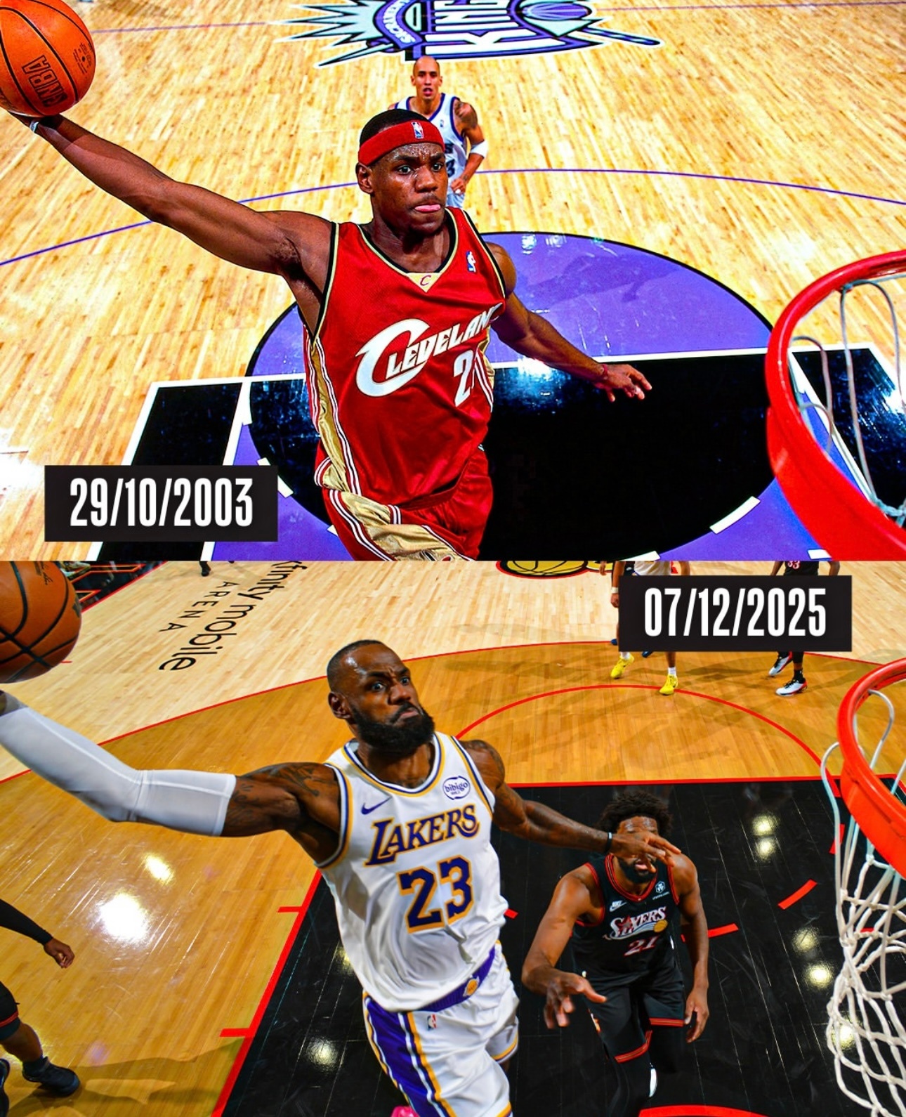 23年过去了，詹姆斯真是一点进步都没有啊！ 