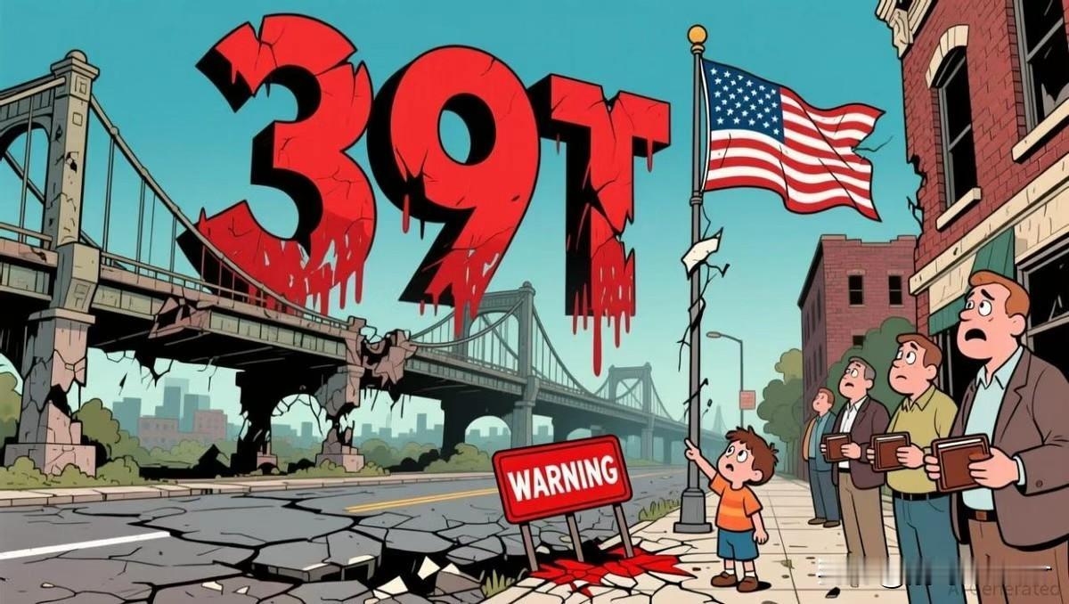 美国债务高筑，国债已突破39万亿美元，特朗普还能撑多久？对伊朗的战争还能够持续多