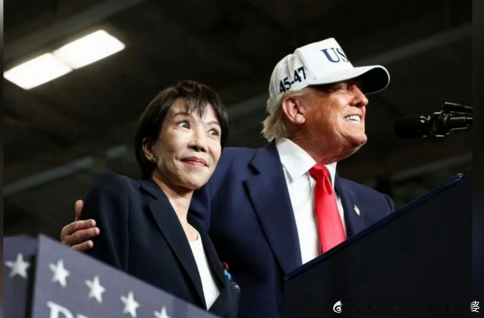 高市早苗当国王站在高市身旁就失去了尊严，一个嫖客当然愿意和老鸨子套近乎了。喜欢老