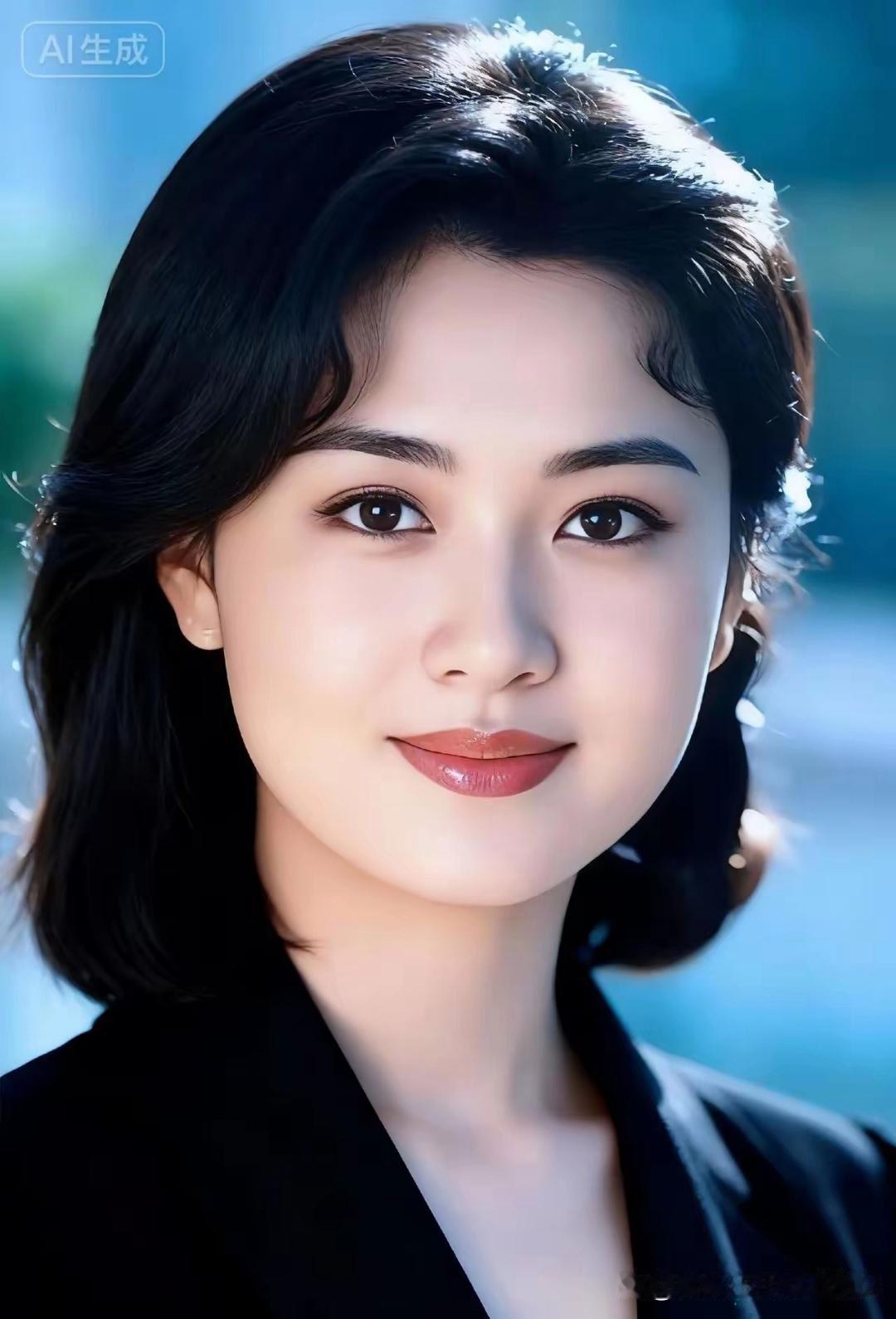 温柔甜美的微笑，散发着自信的光芒！🌟✨