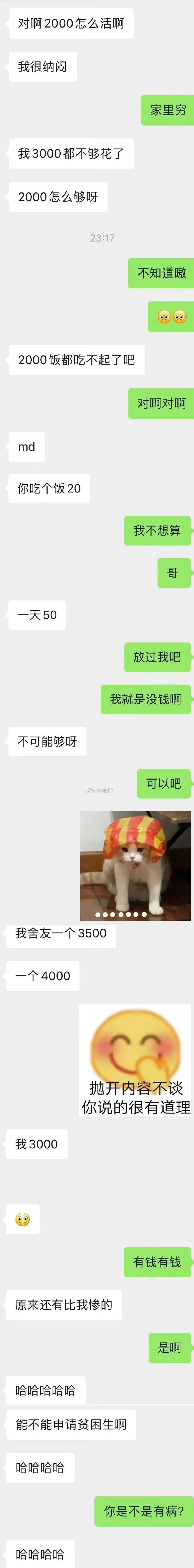 投稿：大学生活费太少被男朋友嘲了… ​[傻眼] ​​​