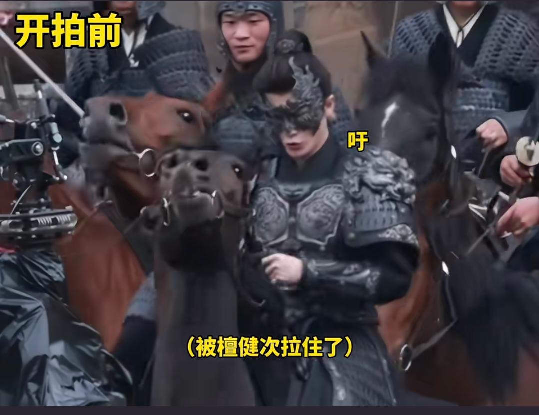檀健次拍摄《何不同舟渡》马戏遇险，教科书式自救化险为夷，他反应好快，控马、扔枪、