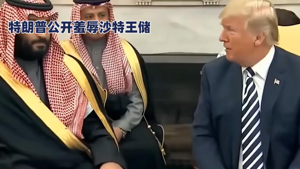 特朗普公开羞辱沙特王储“亲我屁股”，
亲我屁股”？特朗普这张嘴，直接把沙特王储架