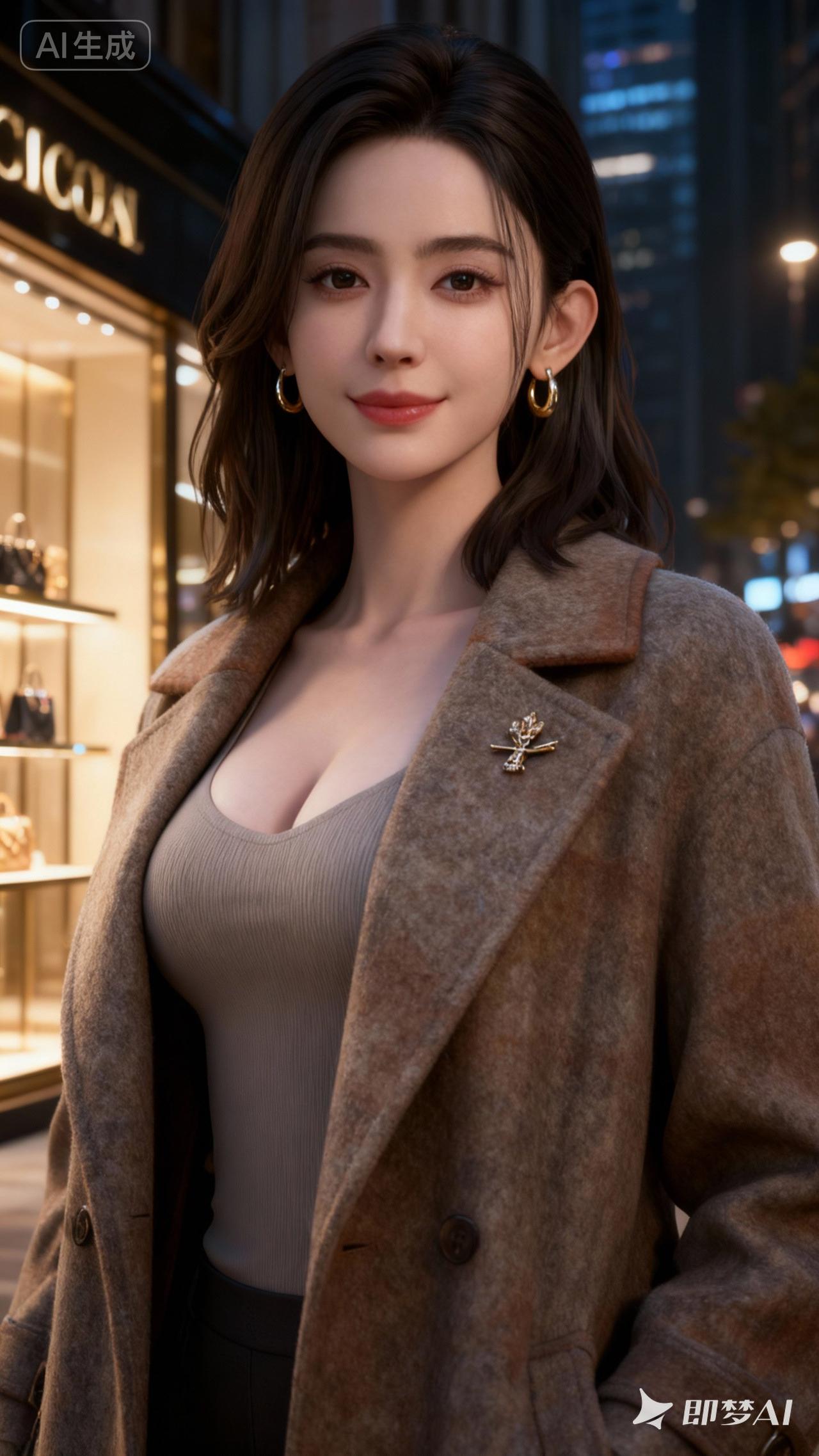 都市夜色下的优雅女神，时尚穿搭指南