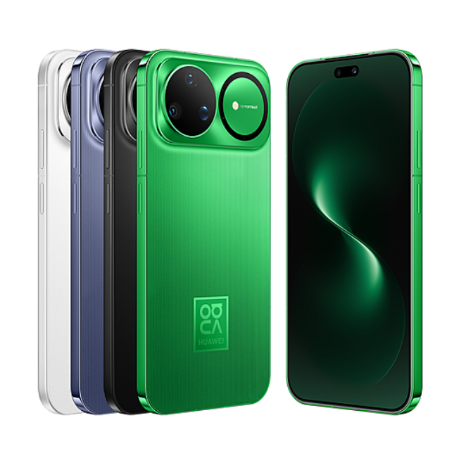 华为 nova15 Ultra 的带感绿配色真的好看。6.8mm 超薄机身握着手