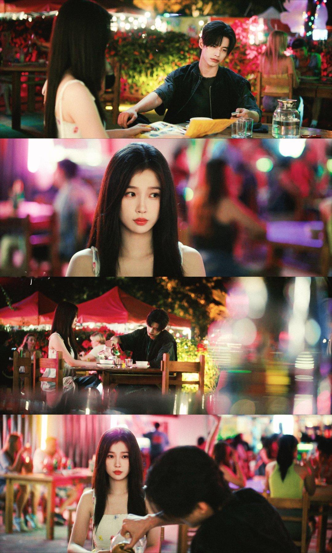 双轨 美术组炫技之作《双轨》镜头美学封神，晨昏暖调、夜晚霓虹、烟火暗巷，每帧都戳