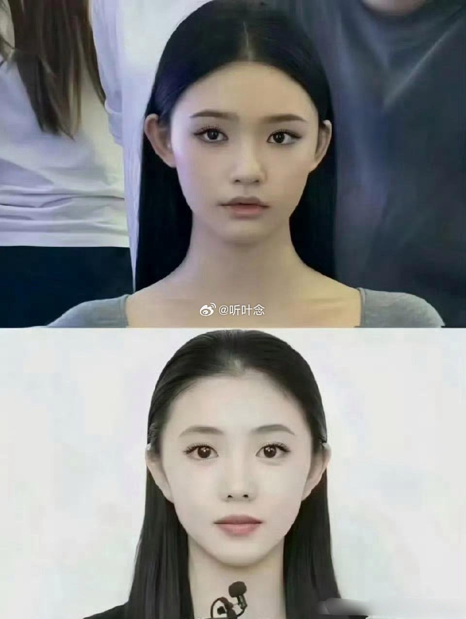 林允和刘浩存就是头包脸和脸包头的区别… ​​​