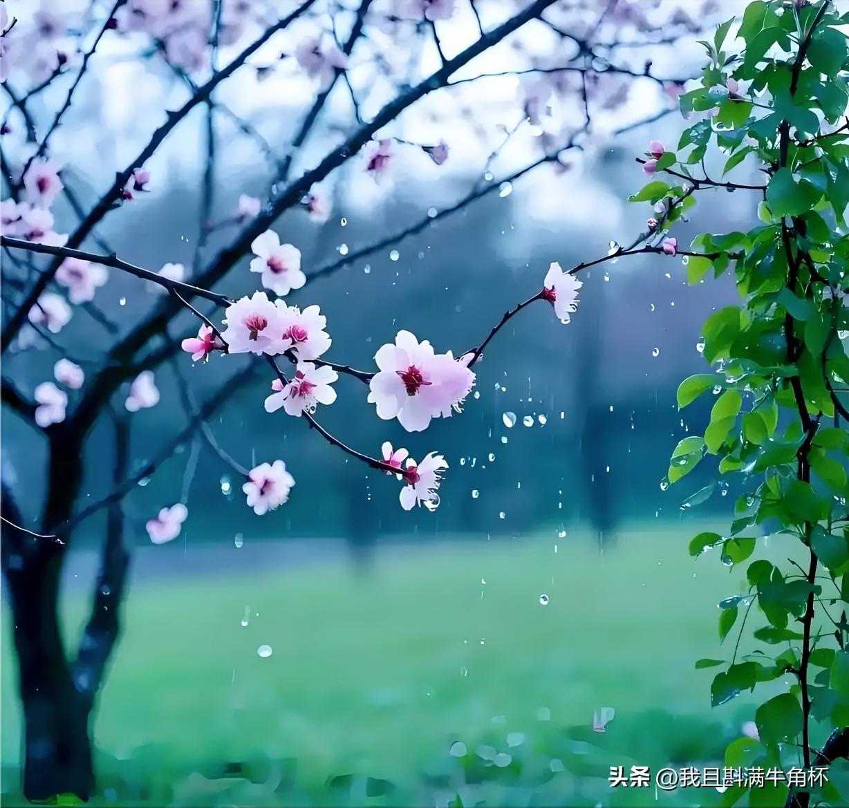 下联：黄昏疏雨杏花天
上联：有请雅士[玫瑰][玫瑰][玫瑰]