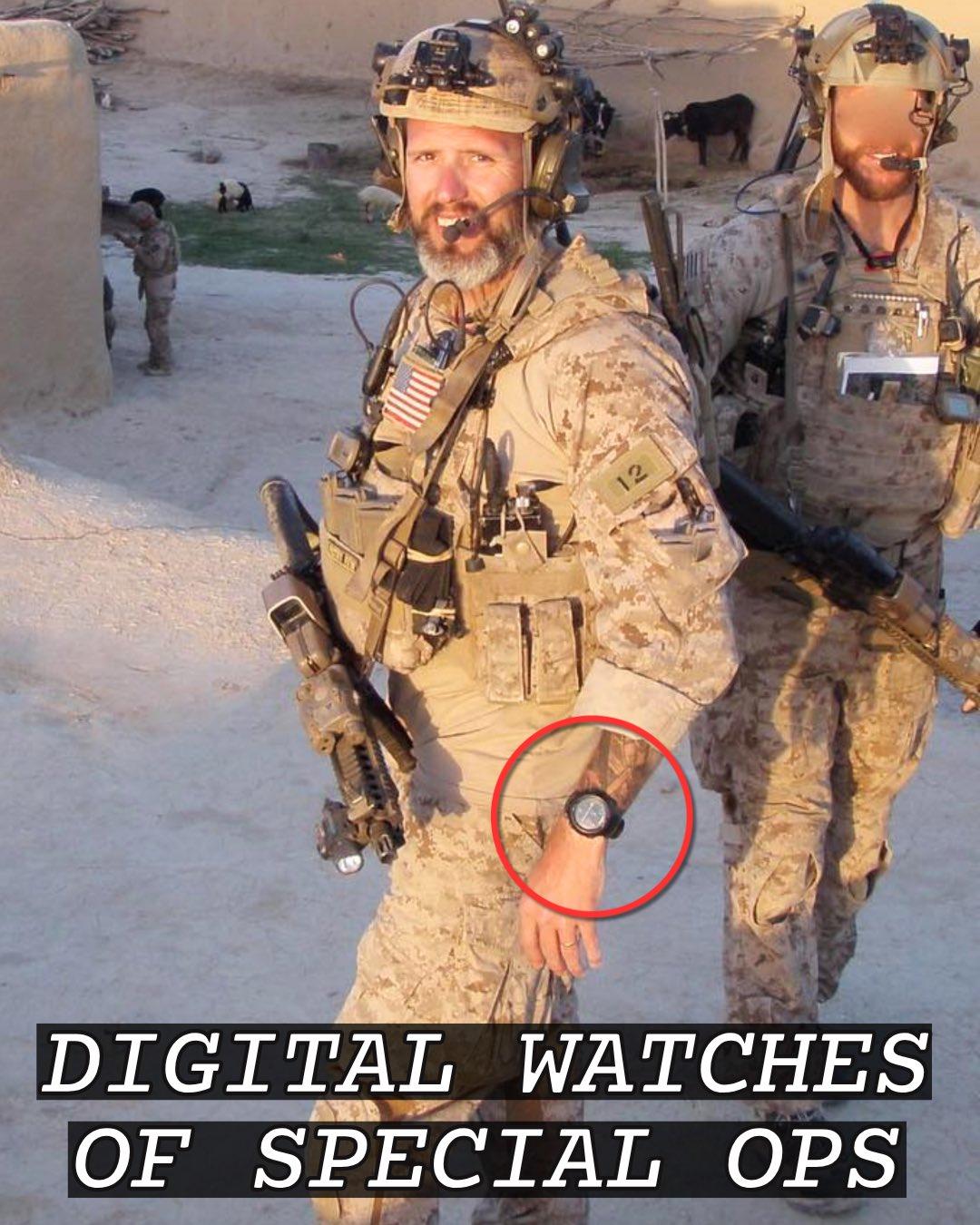 特种部队的数字手表——海军海豹突击队、特种部队和其他特种作战部队常用的卡西欧、颂