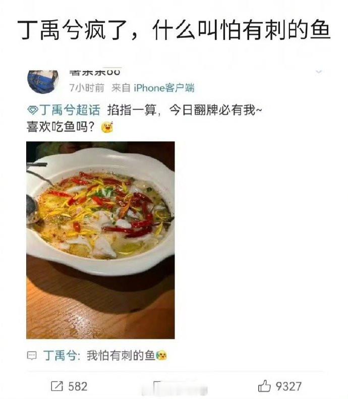 丁禹兮怕有刺的鱼 被某粉丝出征了[允悲]自家粉丝恶意曲解招黑，虞书欣粉丝对号入座