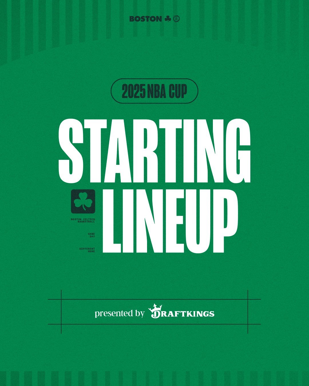 首发入场迎接NBA杯的到来💪BLEEDGREEN波士顿凯尔特人[超话] ​​​