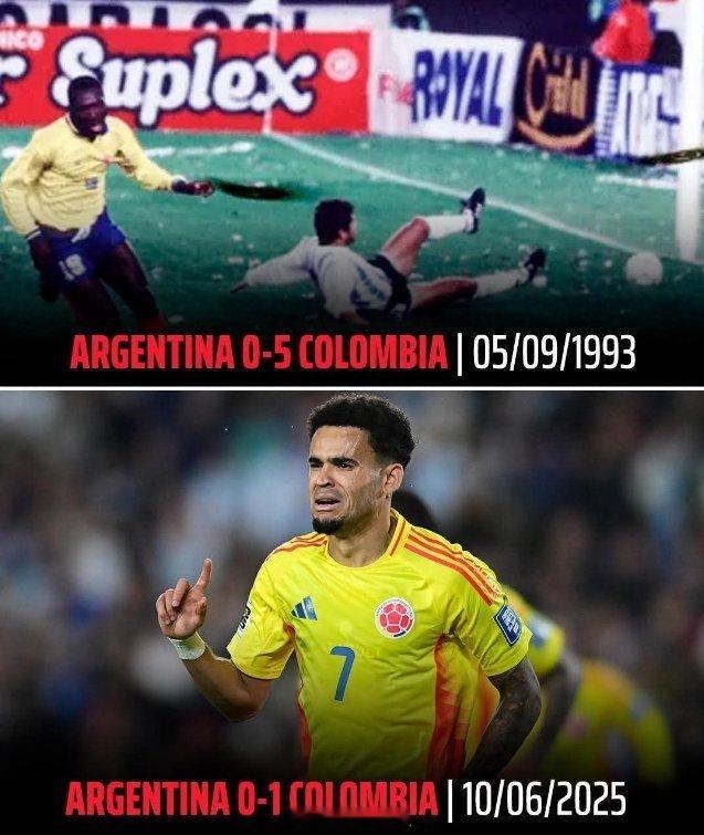 🤯🇨🇴🇦🇷 自 1993 年 9 月 5 日 5-0 大胜阿根廷队 (
