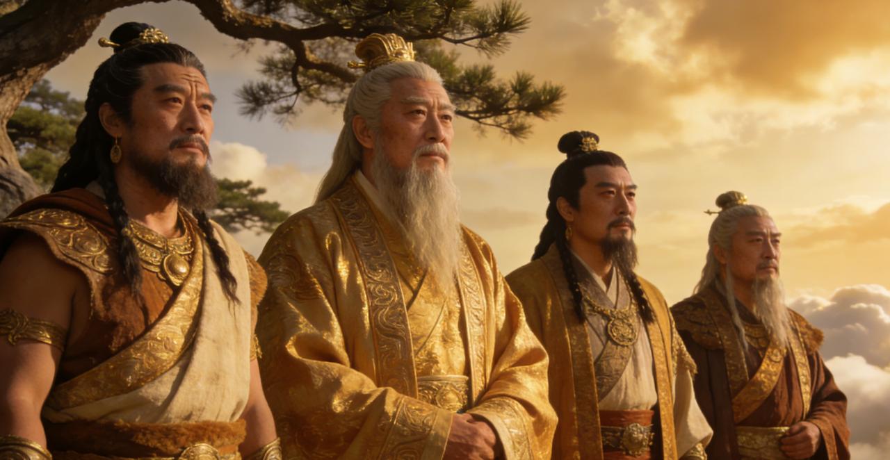 品读《山海经》495——《海内北经》四帝八台，帝喾，尧帝，丹朱帝，舜帝

原文：