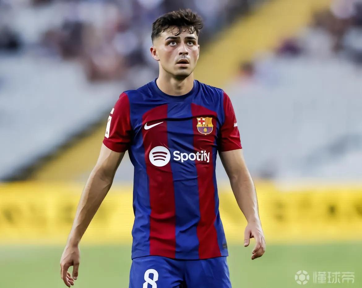 巴塞罗那现役球员最新身价TOP10
1.佩德里 1亿欧元
2.加维 9000万欧