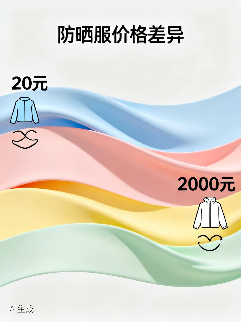 夏天到了，防晒服成了热门单品，但价格差距大，20块和2000块的有啥区别呢？
电