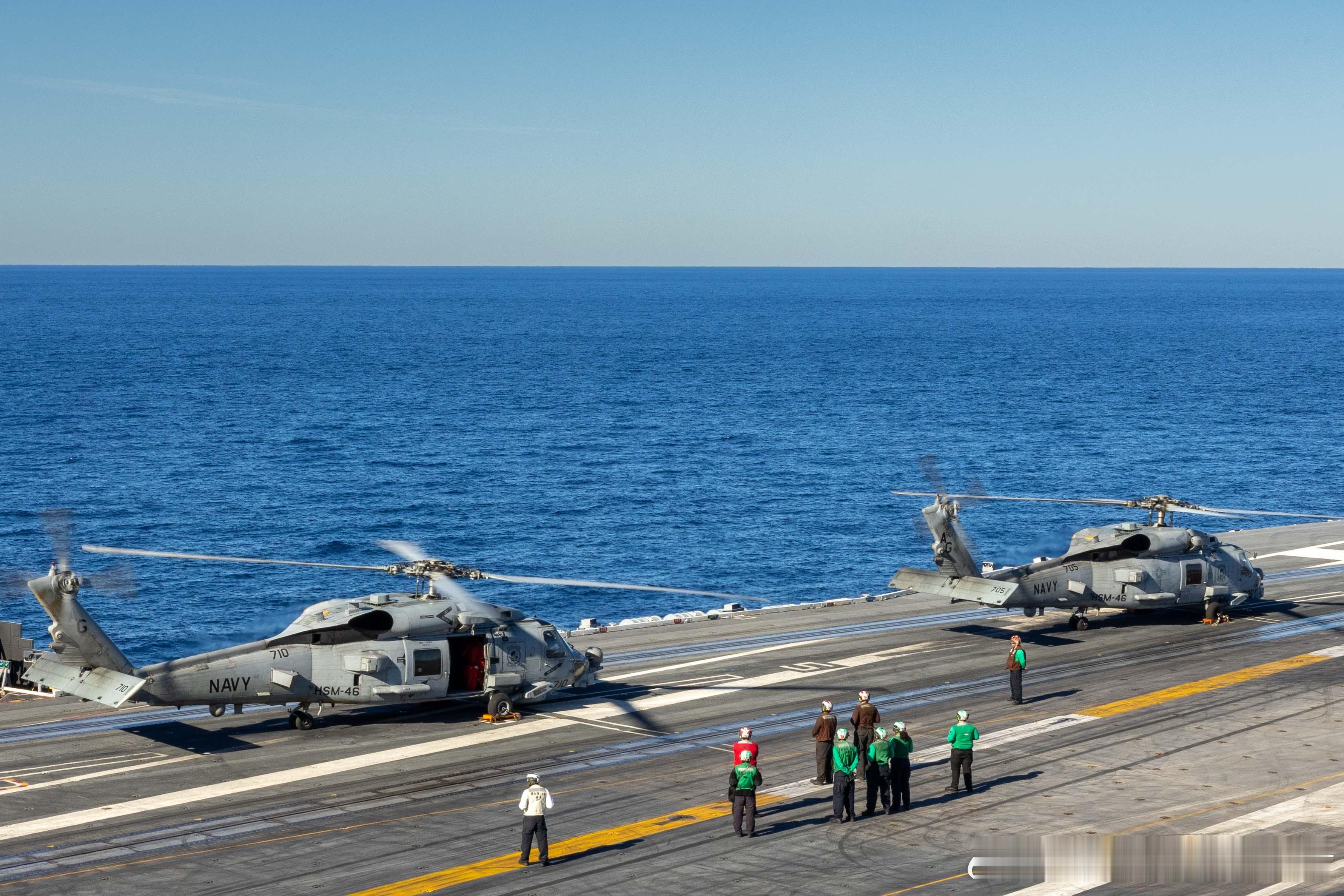 2025年12月，大西洋，USS George H.W. Bush (CVN 7