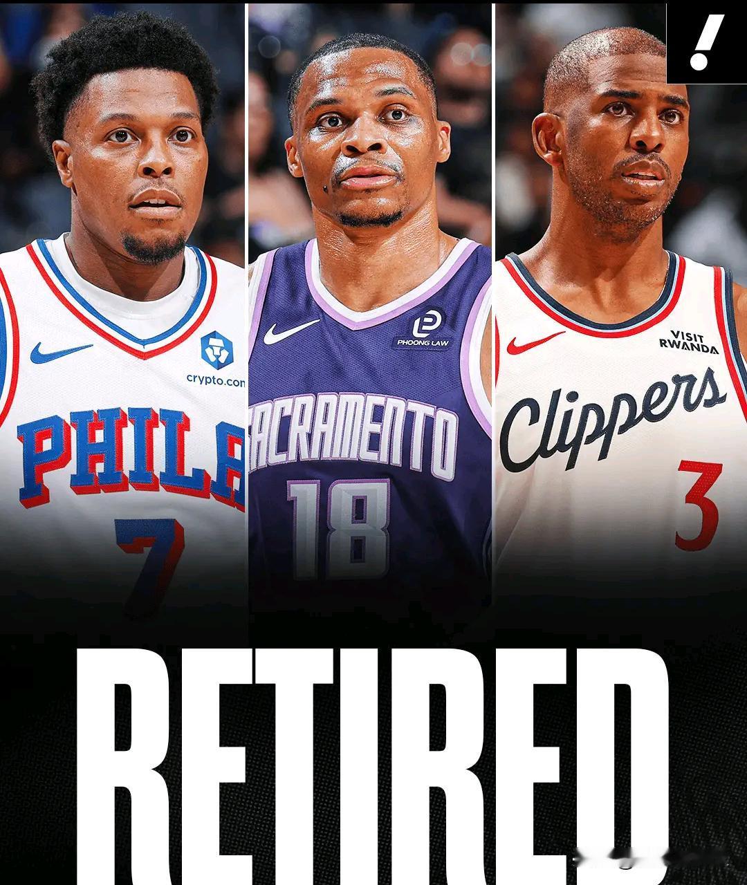 时代落幕！威少、保罗、洛瑞，三大顶尖后卫相继告别NBA赛场！
短短大半年时间，三