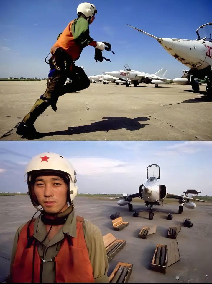 这是上世纪80年代，一位外国记者用镜头拍下的一名中国空军飞行员。
当时他驾驶的飞