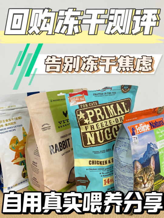 三年养猫人回购冻干测评|告别选冻干焦虑！